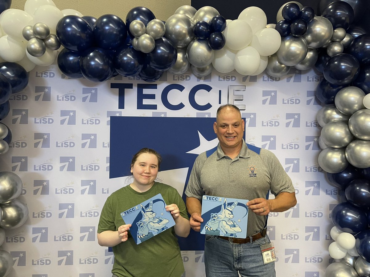 TECCeast's tweet image. We are the TECC East Battle Bunnies! After finding (and releasing) a bunny in the Auto shop at our campus, we discovered our mascot! Thanks to @codeofdesign for designing our mascot!