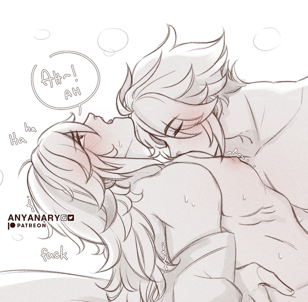 A fun night~  #GenshinImpact #alkaveh #Alhaitam #Kaveh #nsfw