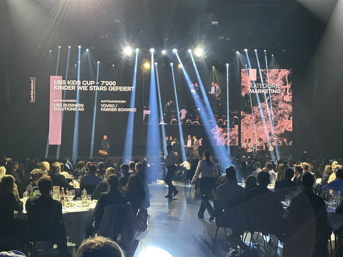 bestofswissweb's tweet image. Der UBS Kids Cup gewinnt die Kategorie Marketing #bosw #bosw2023 #bestofswissweb