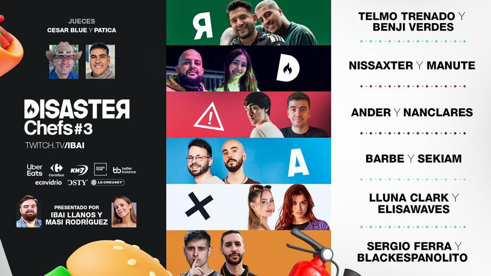 DISASTER CHEFS #3 

MAÑANA A LAS 19:30.