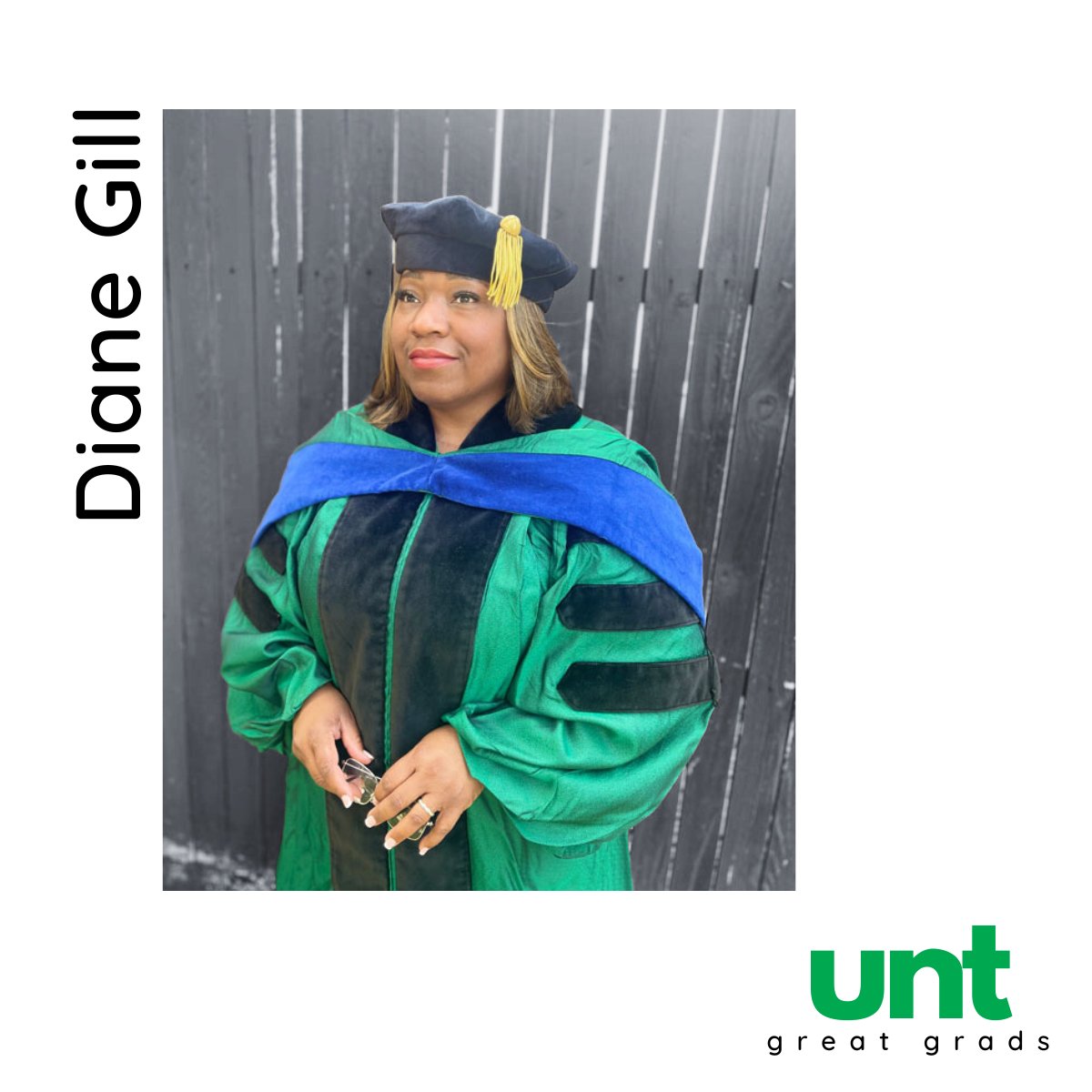 “Once I realized the importance of not only being in the library space but finding ways to recruit & support the retention of people that looked like me in the (librarian) profession, it became my passion,” #UNTGreatGrad Diane Gill says. ci.unt.edu/great-grads

#UNT #Librarian