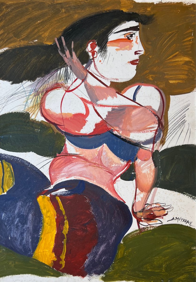 LOT HIGHLIGHT: ‘Figure of a woman on the beach’ by Dimitris MYTARAS to be auctioned by Loudos Auctions on 13 May 2023 @thanosloudos artprice.com/artist/288138/…