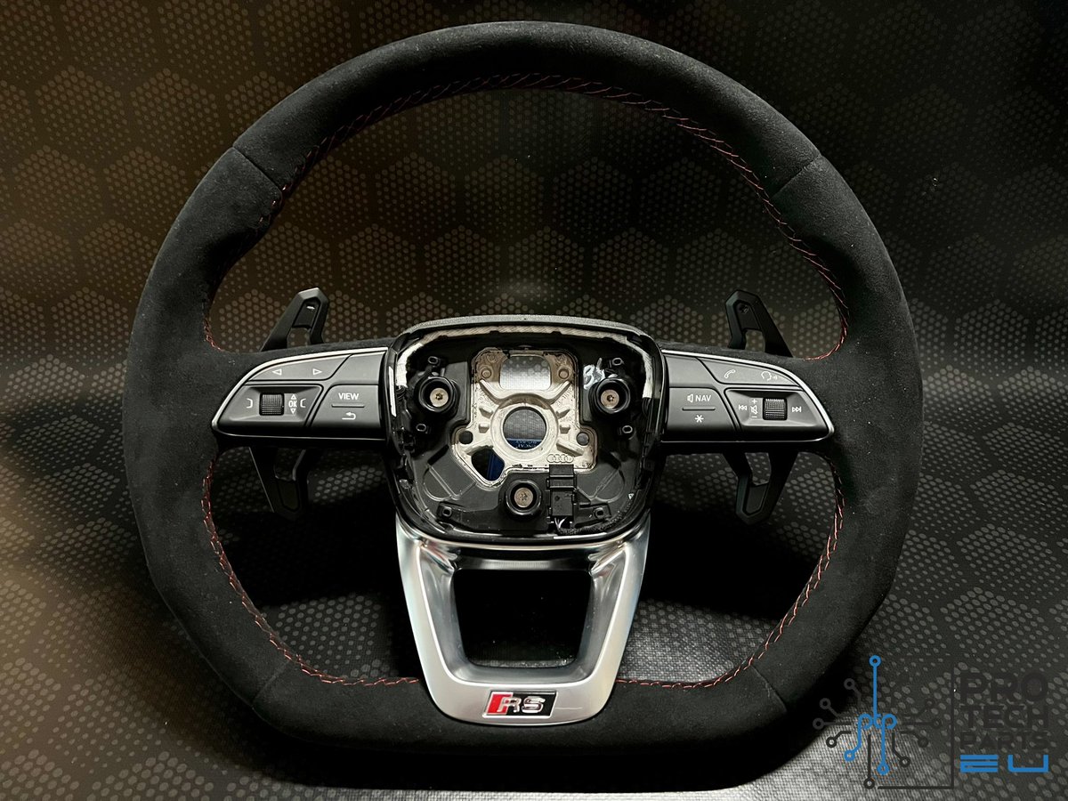 protechpartseu's tweet image. Discover the ultimate driving experience with our NEW Audi RS steering wheel, now featuring original Lamborghini paddle shifters! 🏁🚗 Upgrade your ride and feel the precision in every gear change. #AudiRS #LamborghiniPaddles #PerformanceDriving #CarEnthusiast