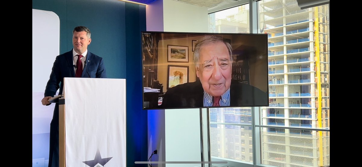 HAPPENING NOW: <a href="/PatrickMurphyPA/">Patrick J Murphy</a> leads a fireside chat with former <a href="/WhiteHouse/">The White House</a> chief of staff, director of the <a href="/CIA/">CIA</a>, and Secretary of the <a href="/DeptofDefense/">Department of Defense 🇺🇸</a>,  Leon Panetta at <a href="/HillVets/">HillVets</a> #CAPCON8.