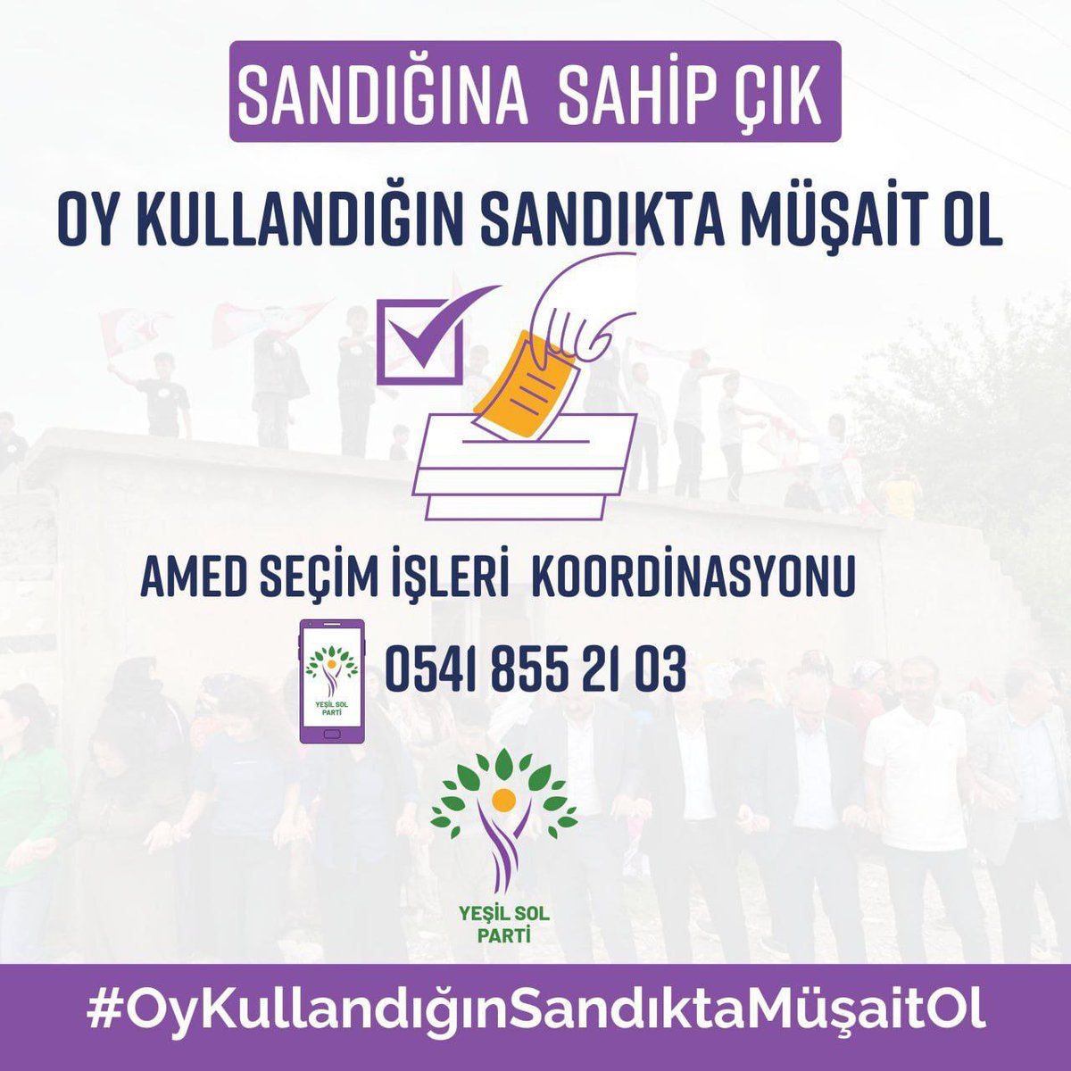 dembismil's tweet photo. #OyKullandığınSandığaSahipÇık
Bu yola gönül veren tüm arkadaslarimizi bekleriz. https://t.co/bLcABhVw4E
