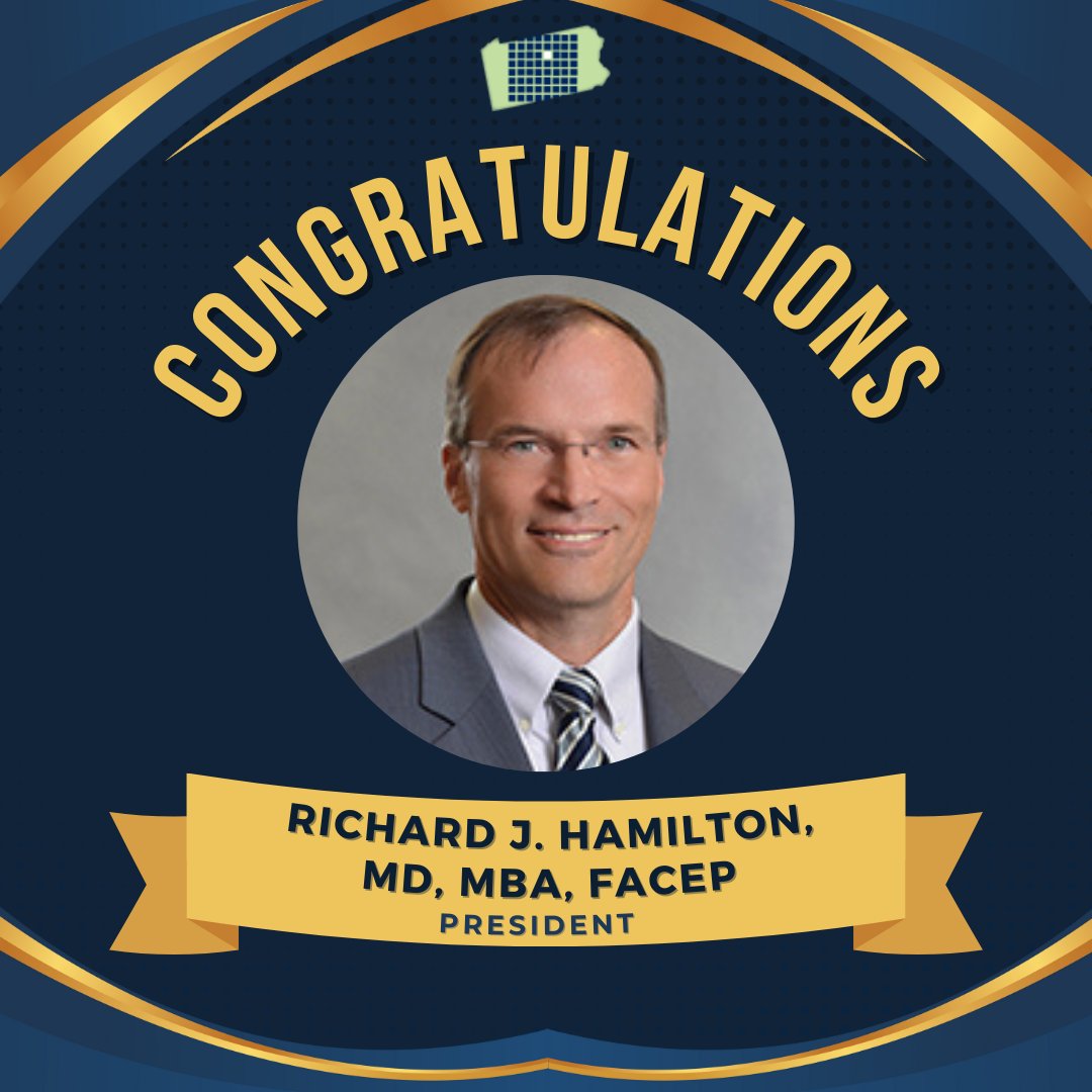 From all of us at PACEP, CONGRATULATIONS to Richard J. Hamilton, MD, MBA, FACEP on being inaugurated last week as the 50th Chapter President of the Pennsylvania College of Emergency Physicians!

We look forward to your leadership and guidance during this coming year.