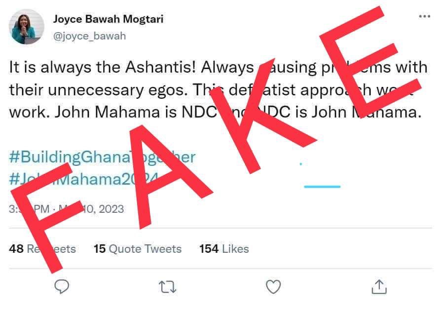 joyce_bawah's tweet photo. Kindly ignore this uncultured disinformation! https://t.co/cc1NChLepb