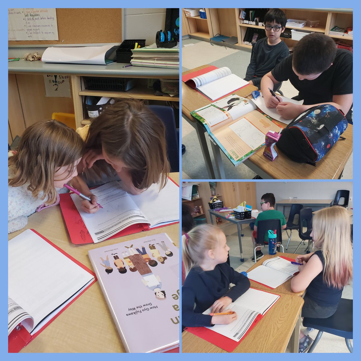 McMarvelous3s's tweet photo. We are almost at the end of our Strong Kids unit. Today we learned about stress and shared how we know we are stressed and what we do when we are feeling that way. At the end of our lesson we worked with a partner to discuss and write down our ideas. @DiamondTrailPS https://t.co/CErA53AhZl