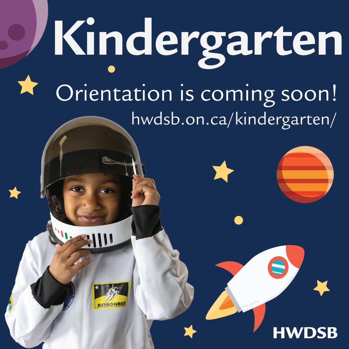 Each May, HWDSB elementary schools welcome families and children for Kindergarten Orientation. It's a fantastic opportunity to get a glimpse of what September has in store!

Please visit your school's website for information on upcoming events.

Details: hwdsb.on.ca/blog/kindergar…