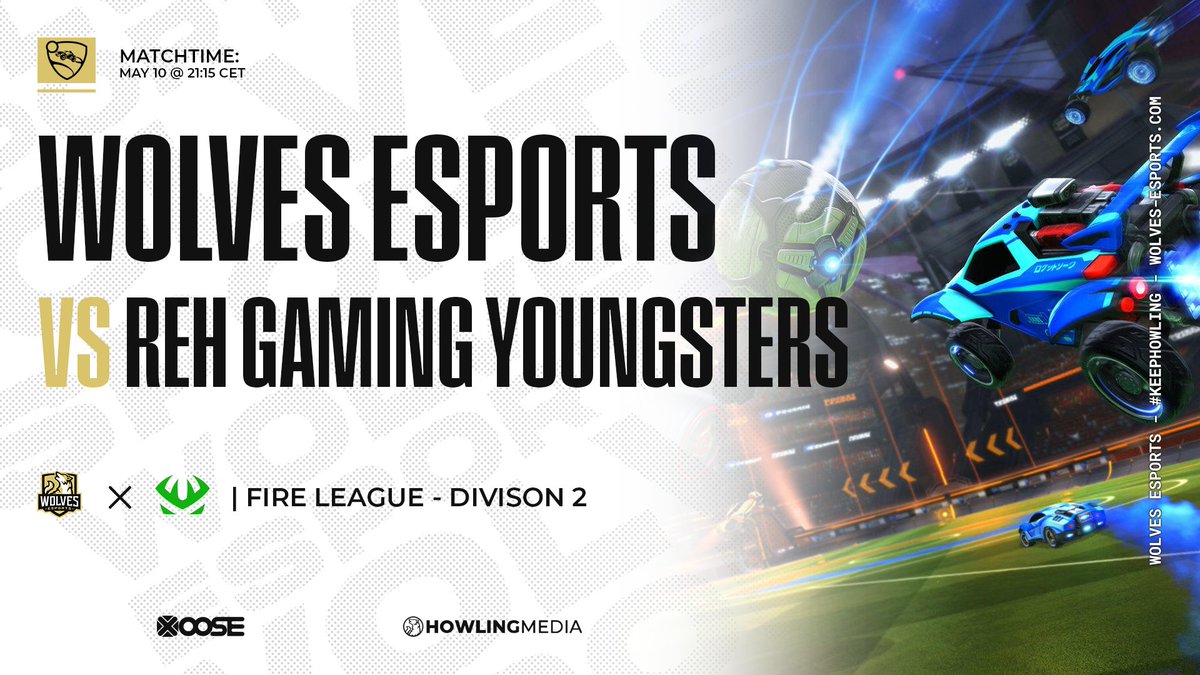 wolves_esports's tweet photo. It's a @FireLeagueEU matchday for #WolvesRL!

Yet another @REHGaming team is looking for trouble, it's the Youngsters again. Match starts at 21:15 CET.

#KeepHowling https://t.co/XtnMLmBHPt