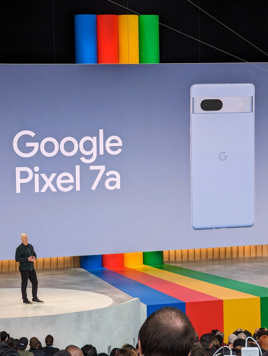 The Pixel 7a is official! Available today for $499. #GooglePixel7a #GoogleIO