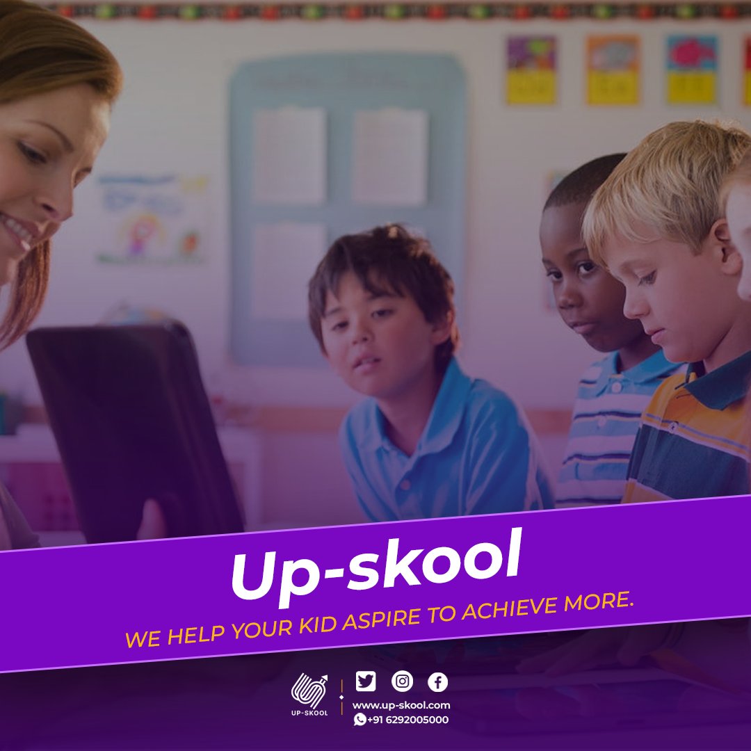 At Up-skool, we go above and beyond by giving each child our undivided attention in order to motivate them to succeed to greater heights!

Visit us at up-skool.com for more details.

#students #digitallearning #elearning #virtuallearning #learning #enhanceyourpotential