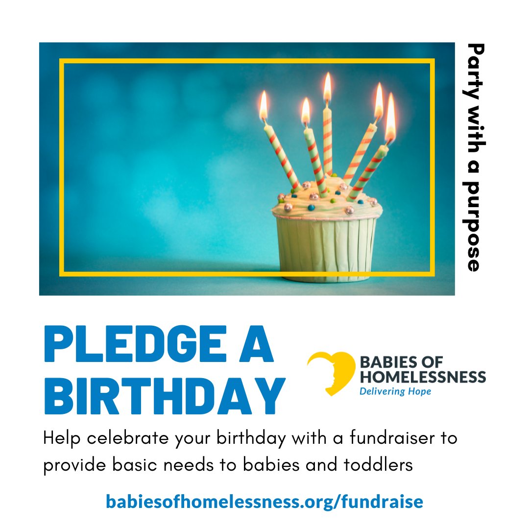 BoH_PugetSound's tweet photo. If your birthday is in May, Babies of Homelessness wishes you joy and happiness on your special day. Please consider creating a fundraiser to celebrate your birthday and help children in our community. 🎂 https://t.co/YRns6M1Tyo https://t.co/6fRIebt5DC