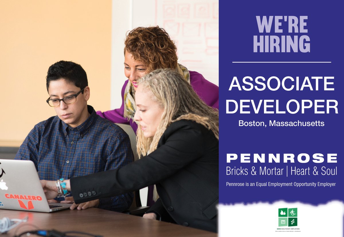 PennroseCompany's tweet image. Check out the link to learn more about this position. ow.ly/lvfy50OkKHS
.
.
.
#AssociateDeveloper #Associate #Developer #AffordableHousing #Pennrose #Development #Management #PropertyManagement #JoinOurTeam #Hiring #NowHiring #Boston #Massachusetts