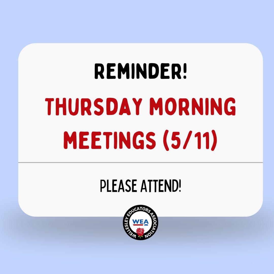 WEAunion's tweet image. Don&apos;t forget to attend your 10-minute building meetings tomorrow! For more info, contact your CAT building reps. See you there! #fairfivenow #whatwillittake
