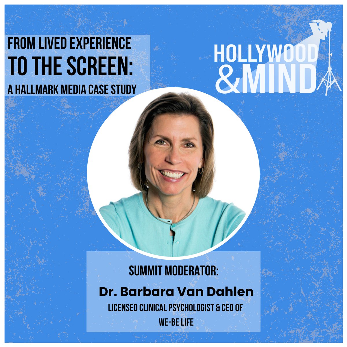 webelifeinc's tweet photo. WeBe Life Inc. Co-Founder and Chief Executive Officer, Dr. Barbara Van Dahlen, is excited to be moderating the inaugural Hollywood &amp; Mind Summit, being held tomorrow, May 11th in LA.  Learn more: https://t.co/Ah4zN0wqcp

#Hollywood&amp;Mind #MentalHealthMonth https://t.co/7NQC2B9HbC