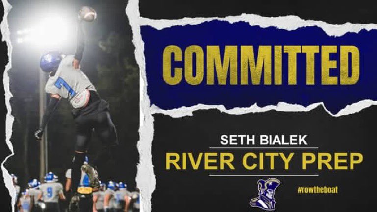 SethBialek's tweet photo. Coaches I’m going to prep school !
C/O ‘24
@InTheBoxCoach @CoachMosesAD @Coach__Nesmith https://t.co/JR3PwNyXhR