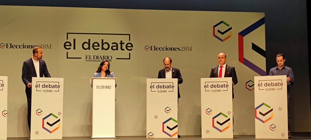 💪 Nuestro candidato a la alcaldía de Torrelavega, Julio Ricciardiello, hoy en el Debate de Candidatos de eldiariomontanes.es