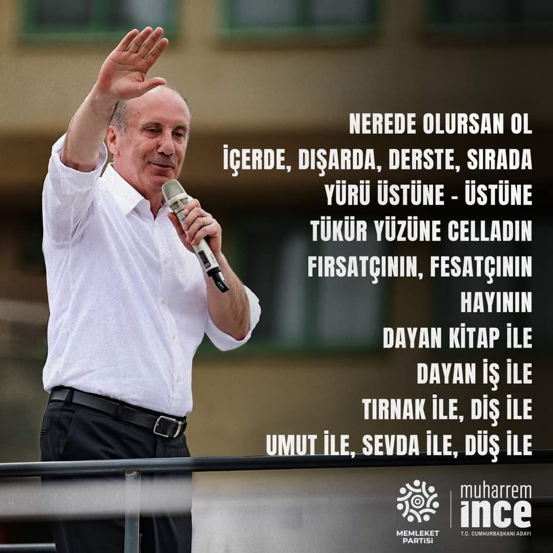 haluk_terzioglu's tweet photo. Dayan kitap ile,
Dayan iş ile,
Tırnak ile diş ile,
Umut ile, sevda ile, düş ile! https://t.co/yDD5E60Cvm