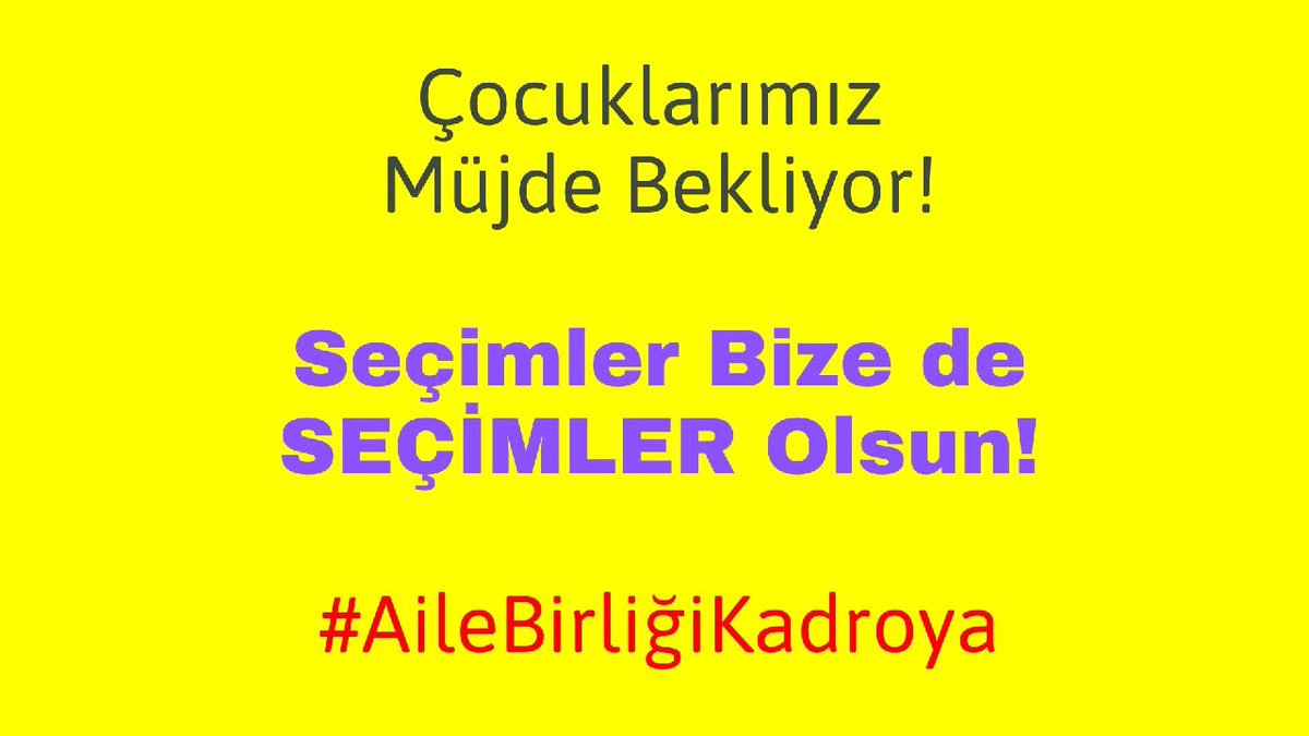 Biz sözleşmelilere kadro veriliyorsa kadrolunun hakları da verilmeli. Kadroyu ailelerimizle birlikte olabilelim diye istedik, eş tayini hakkının verilmediği bir kadro bizi mutlu etmiyor.
 <a href="/TOCBIRSEN/">TOC BİR SEN</a> <a href="/huseyinozturk_1/">Hüseyin ÖZTÜRK 🇹🇷</a> <a href="/sabri_kizilkaya/">Sabri Kızılkaya 🇹🇷 🇵🇸🥀</a> <a href="/NailSungu/">Nail Süngü</a> @Tocbirsen28 #AileBirliğiKadroya