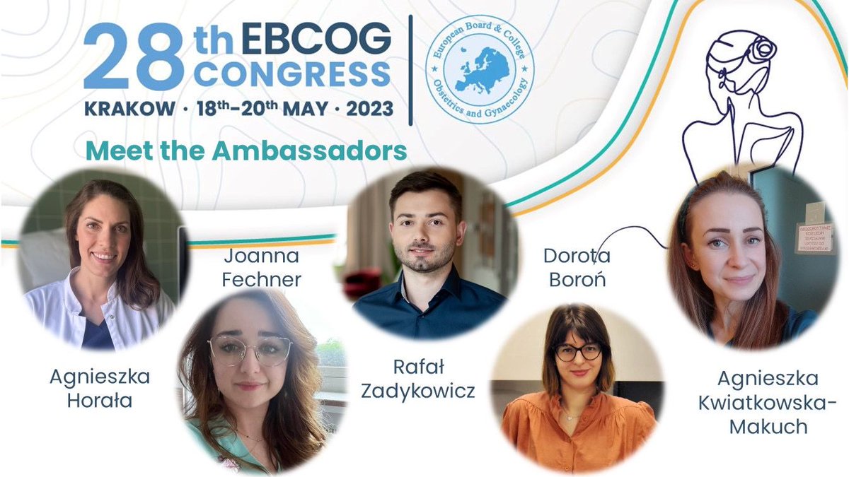 We are pleased to announce our Social Media Ambassadors for the EBCOG 2023 Congress. They will be sharing their unique perspectives at the congress. Please follow the #EBCOG2023 hashtag to be a part of the experience.