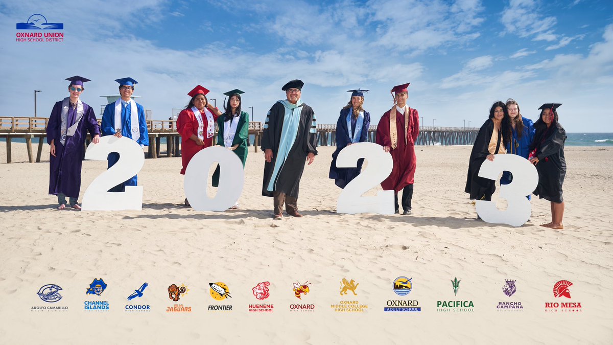 🎓👩‍🎓👨‍🎓Graduation is about a month away and the Oxnard Union High School District would like to say Congratulations to the Class of 2023!!!

#WeAreOxnardUnion
#ClassOf2023
#HighSchoolSeniors