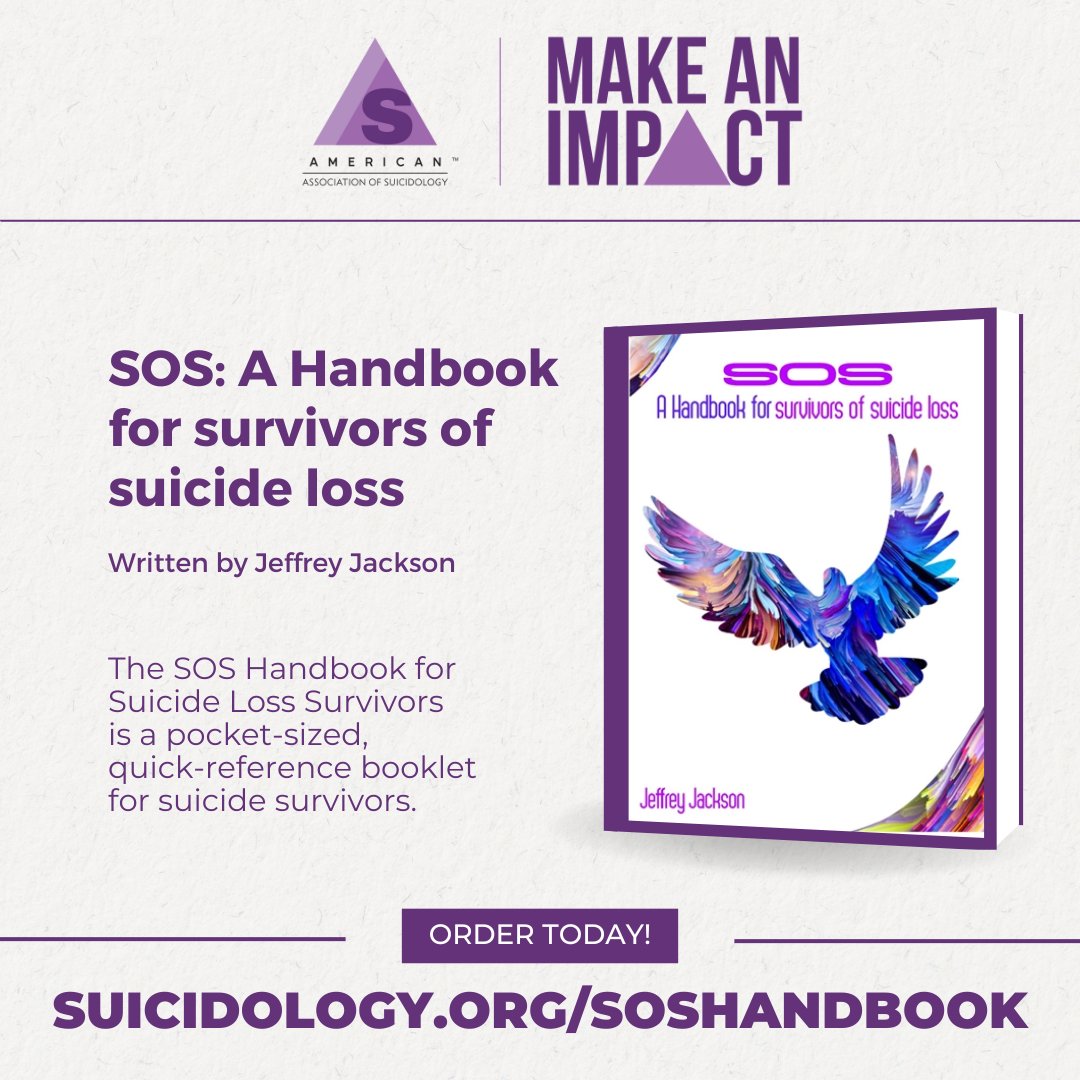 American Association of Suicidology on Twitter "SOS A Handbook for