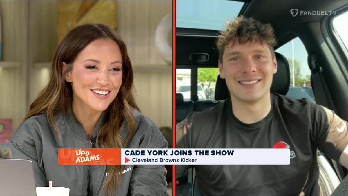 Kay Adams on Twitter: "fun to hear browns kicker @CadeYork1 tell me his ...