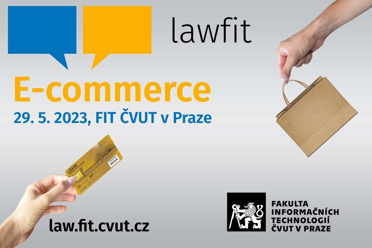 lawfitcvut's tweet photo. #LAWFIT je po covidové pauze zpět! 29. května se na vás těšíme na @FIT_CTU s tématem #ecommerce. Pište si do kalendářů a rezervujte si své místo zdarma na https://t.co/Q1oTVBbvbg. https://t.co/q3blV7k6XG