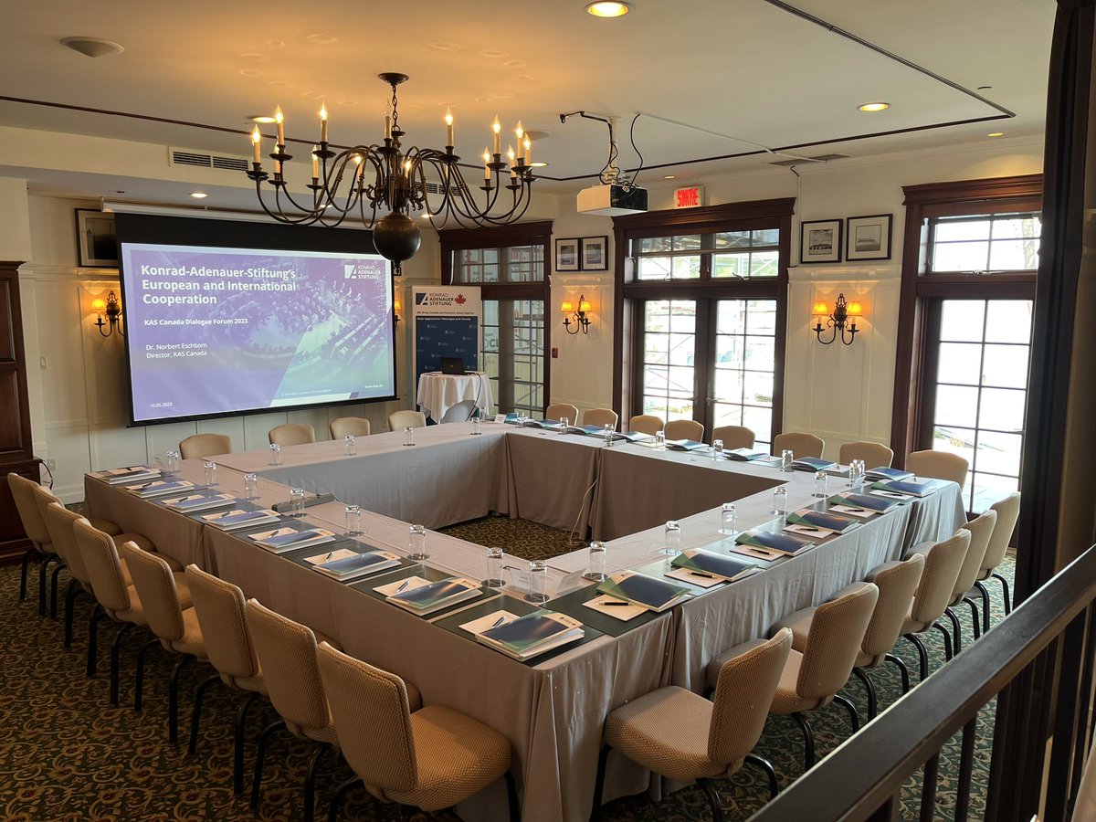 KAS_Canada's tweet photo. After seven months of preparation, we are delighted to open our #KASCanadaDialogueForum2023 in just a few hours at beautiful Lac Massawippi, Quebec! Stay tuned to hear what important discussions will be had regarding the future of Canada and Germany relations. https://t.co/Bwa7fVPryl