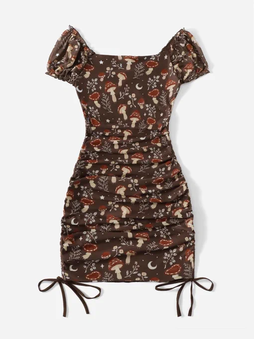 It's finally happened, SH31N took my Mushroom Morning/Midnight pattern and slapped it on a dress    I took a close look at it, and it's exactly my illustration. I hate that this happens so frequently, but I am also shocked it only happened now (that i know of, at least!)