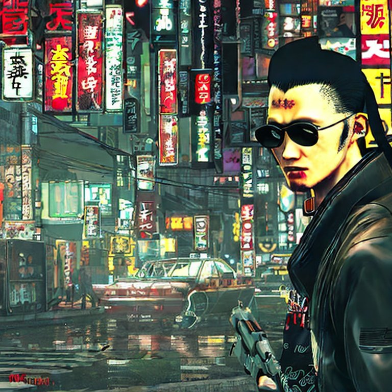 R0maricom's tweet photo. ZKX Yakuza character.  @zkxprotocol #ZKXYakuza https://t.co/eEIvLnCCQy