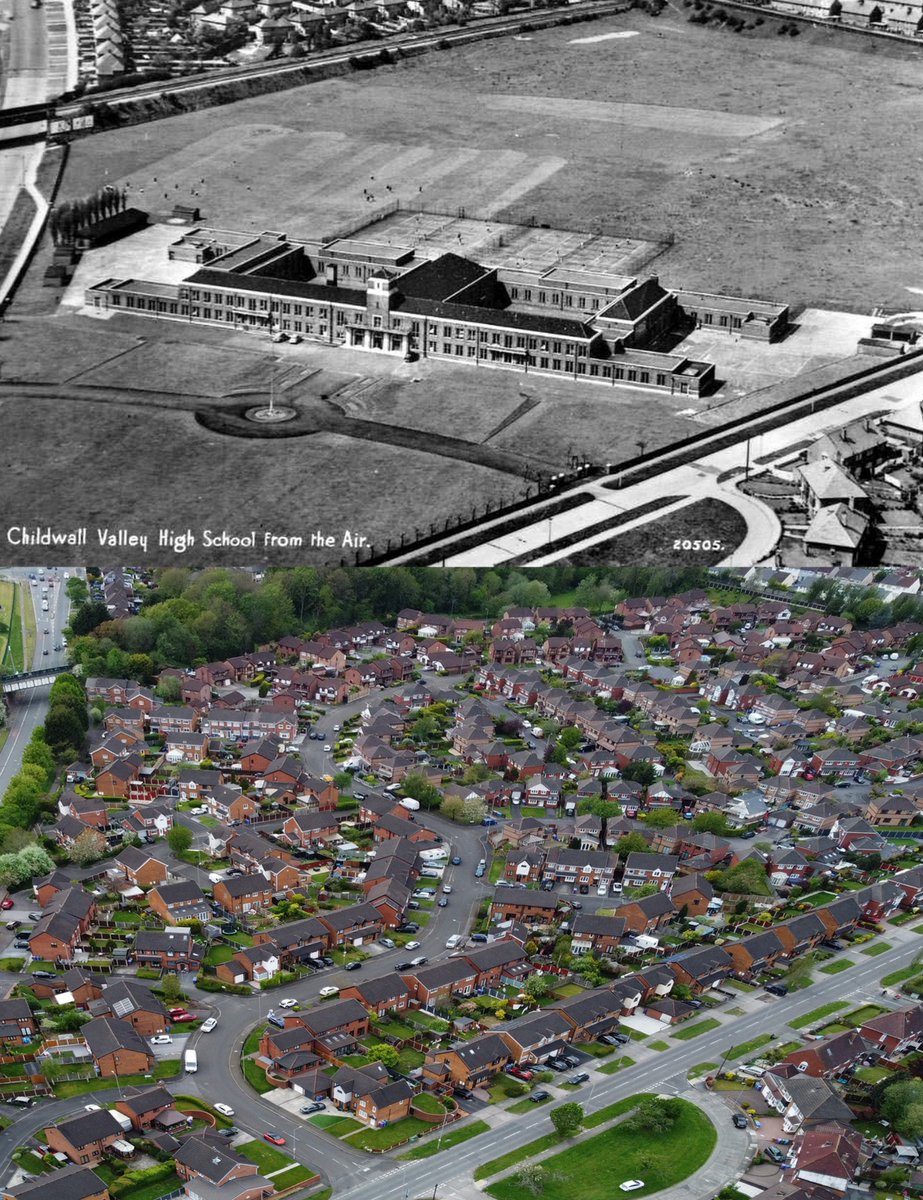 Liverpool Then and Now on Twitter "Childwall Valley High School site