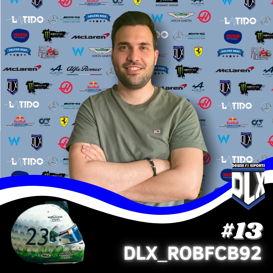 deluxef1esports's tweet photo. Bienvenido al Equipo @rober.0692  🇪🇸

@deluxef1esports tiene el placer de presentarles a nuestro Nuevo Piloto. 

Roberto se incorpora a las fila de DLX, con mucha ilusión y lleno de ganas, todo llega y ahora es su momento. 

#f122 #f1esports #esports #formula1game #f1 #formula1 https://t.co/0M6HzDlPxH