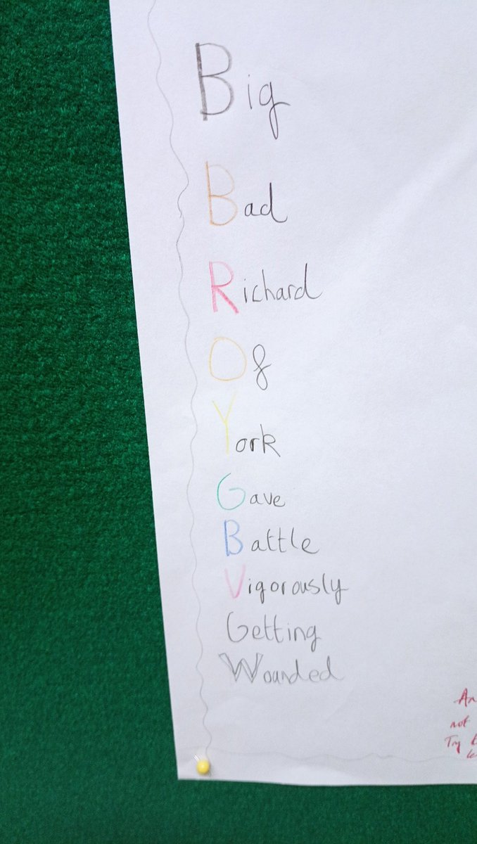 UWSDandT's tweet photo. @UpperWharfedale students having fun with mnemonics, loving the use of opulent, can't remember a D&amp;T student using that before! https://t.co/H6zP4kBqgK