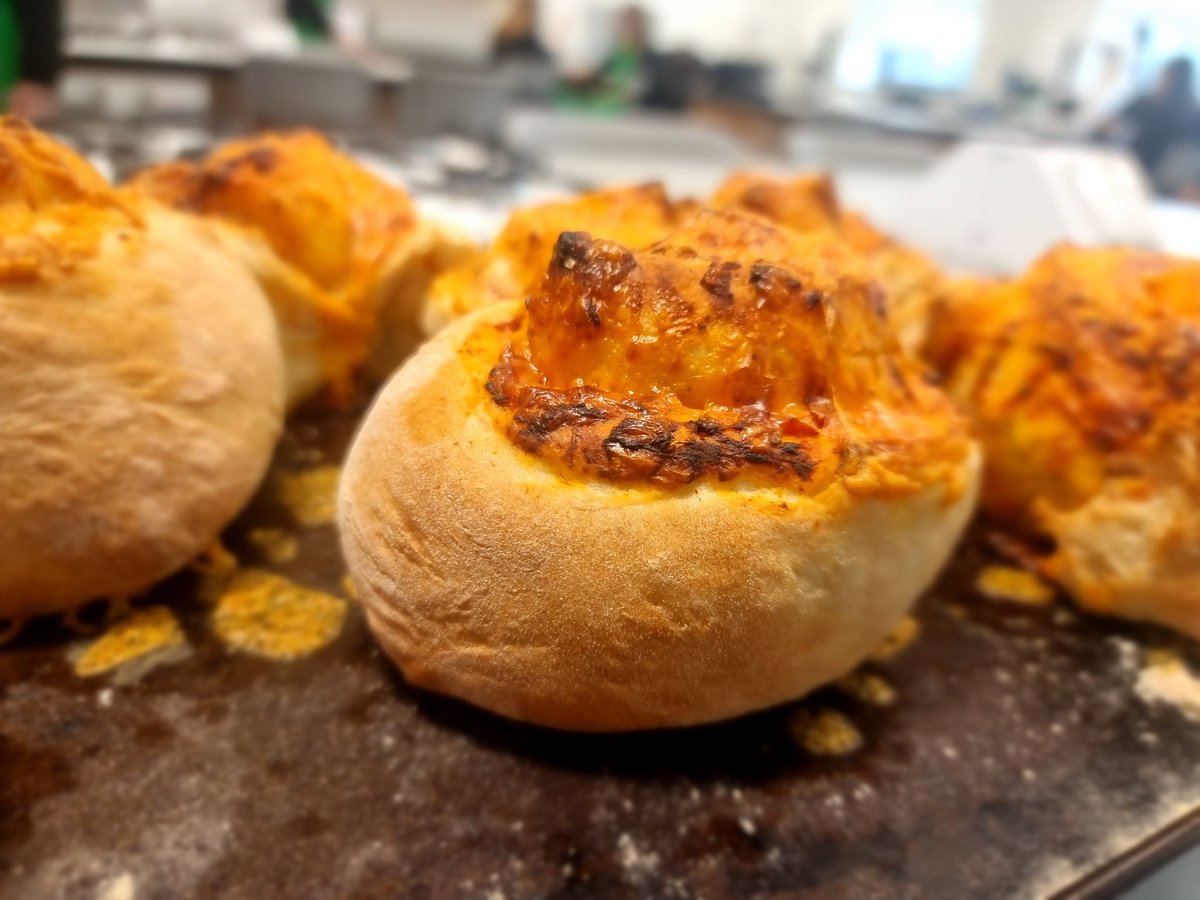 S2 Hospitality Elective made pizza pin wheels today.  They were huge. All tried one before they left the room 
<a href="/MrMillarPE/">MrMillar</a> <a href="/newbattlehigh/">Newbattle High School Digital Centre of Excellence</a> <a href="/NewbattlePE/">Newbattle Sport & Wellbeing</a>