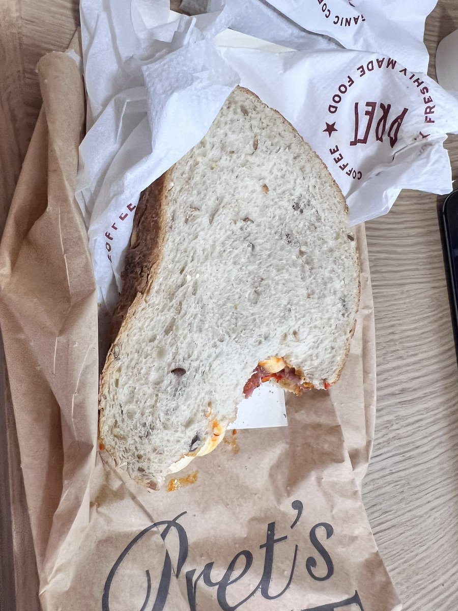 Dear <a href="/Pret/">Pret</a> when you sell a TOASTED sandwich, it would be nice toasted rather than microwaved.