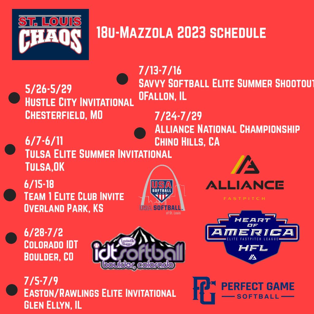 Looking forward to competing against the best in the country🇺🇸💪🥎