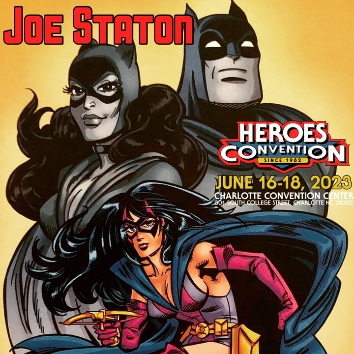 heroesonline's tweet image. JOE STATON is comic book royalty, known from his early work at Charlton through DICK TRACY!!! Along the Way, he gave us multiple Green Lanterns, E-MAN, and TWO Huntresses, to name but a few!

#huntress #kilowog #dicktracy #heroescon #joestaton

For the Featured Guest List: …