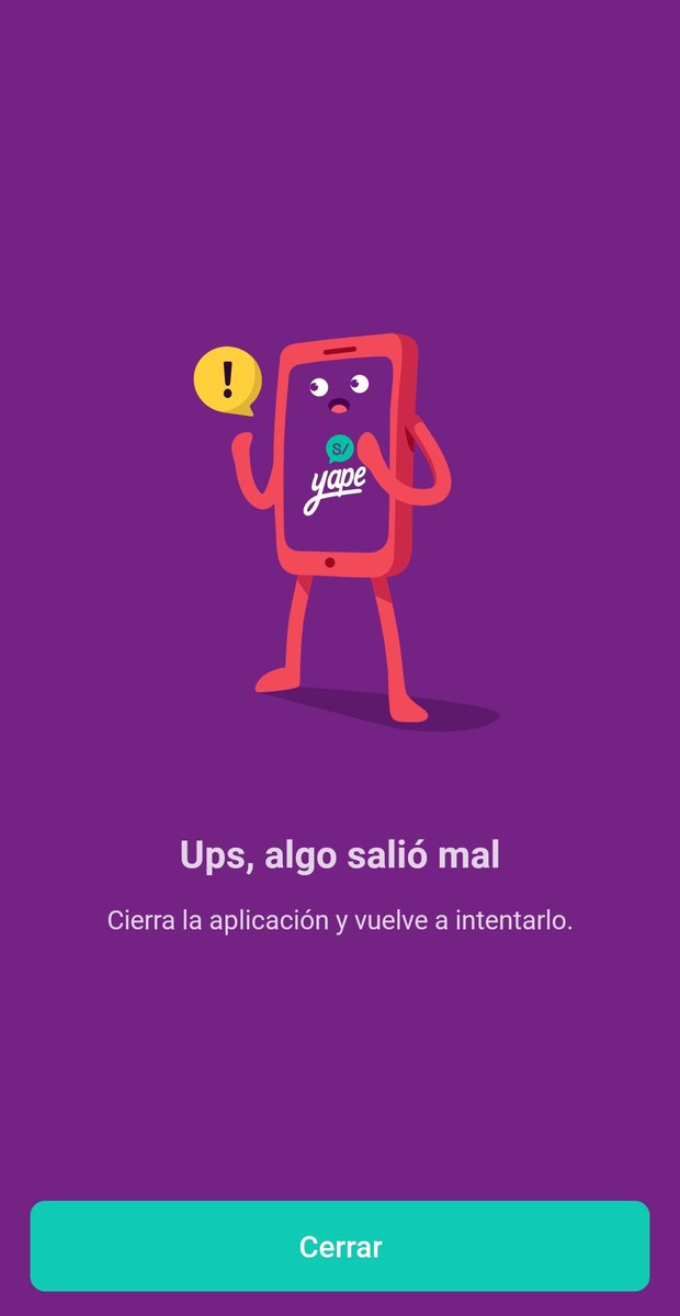 Milits's tweet photo. Qué pasa con #yape? Hace una hora estoy tratando de pagar mi balón de gas para terminar de cocinar!!! 😡😡😡 https://t.co/MKQ7o7XkYr