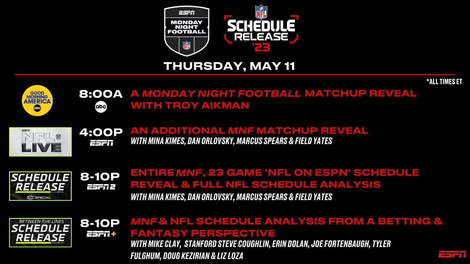 espn monday night football game tonight