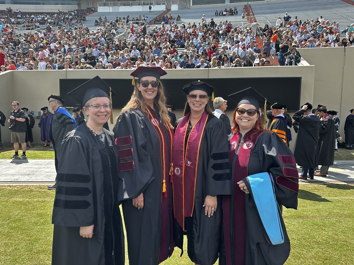 Doctors representing <a href="/vbschools/">VBSchools</a> at Virginia Tech graduation today!