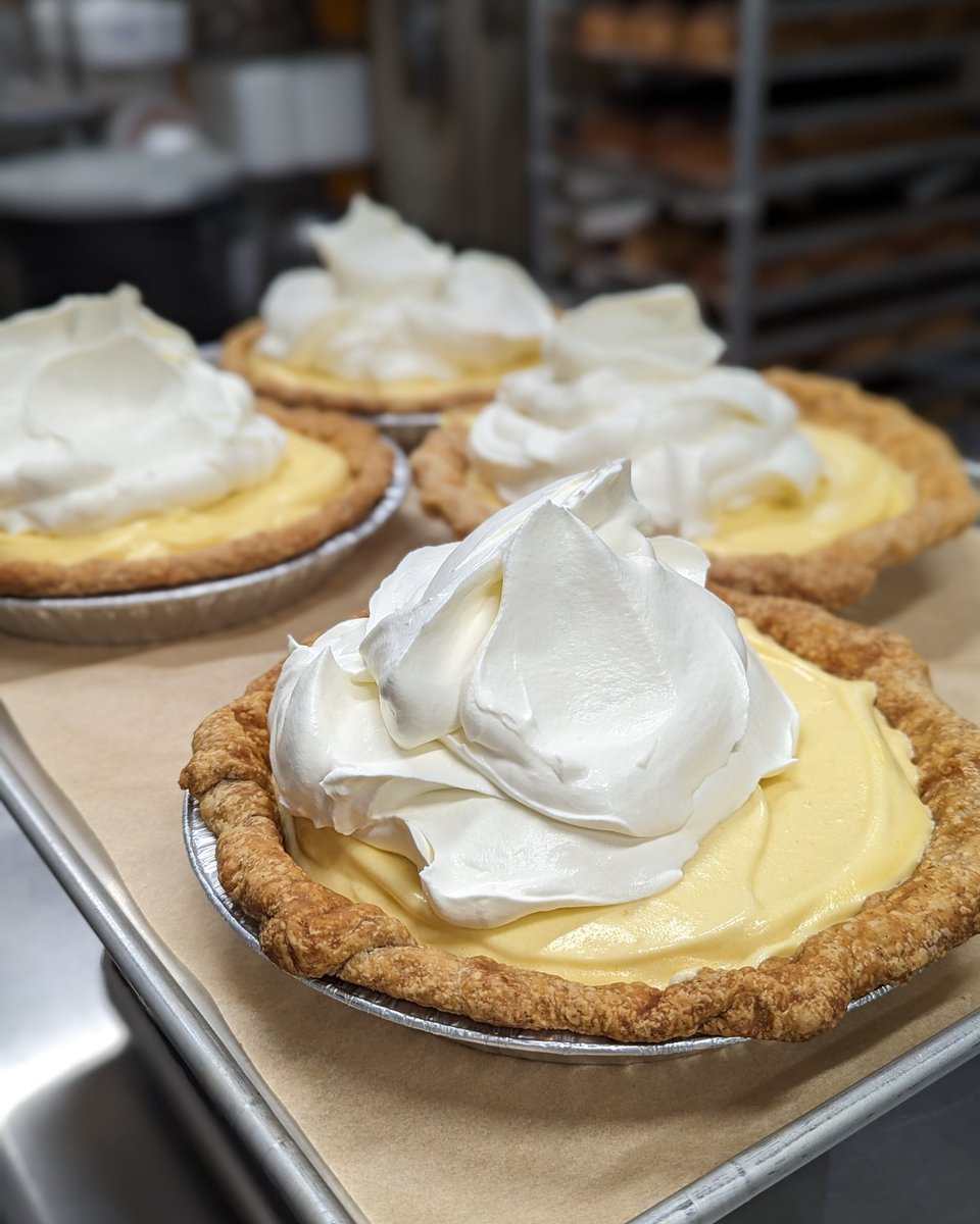 Mother's Day specials include passion fruit chiffon pie and asparagus feta quiche. Pre-order now until Fri 2pm. 9" pie/quiche pre-order, and slices will be available at the door on Sun. Of course we'll have plenty of croissants and bread (French toast??).