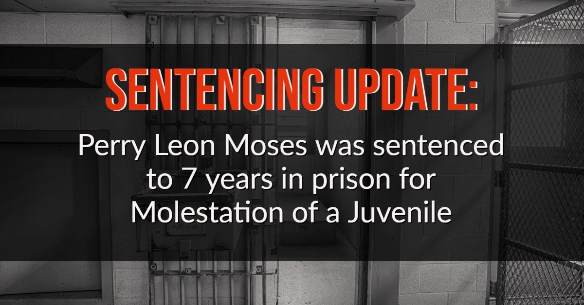 RapidesDa's tweet photo. On Wednesday, May 10, 2023, Judge Beard sentenced Perry Leon Moses to 7 years in prison for Molestation of a Juvenile. Assistant District Attorney Lea Hall prosecuted the case. https://t.co/h52iRGQoTm