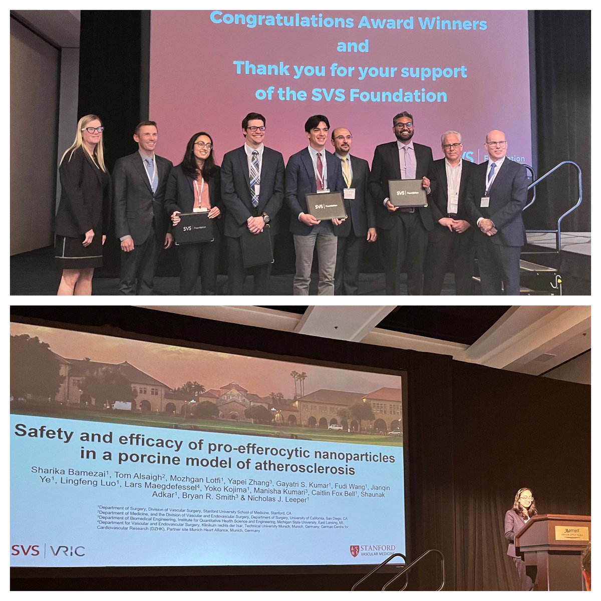 Andrea Obi MD (@andreaobimd) on Twitter photo Great to see <a href="/S_Bamezai/">Sharika Bamezai</a> presenting her hard work <a href="/VascularSVS/">Society for Vascular Surgery</a> VRIC 2023! Amazing work on targeted therapy for plaque regression⭐️ Great to see <a href="/S_Bamezai/">Sharika Bamezai</a> presenting her hard work <a href="/VascularSVS/">Society for Vascular Surgery</a> VRIC 2023! Amazing work on targeted therapy for plaque regression⭐️