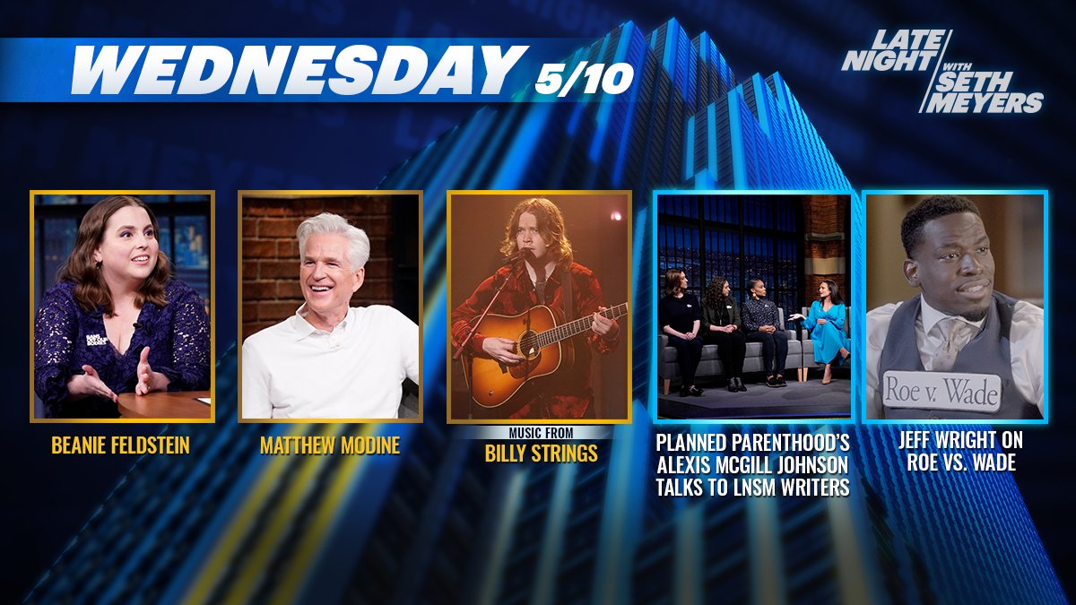 Late Night with Seth Meyers on Twitter "Tonight’s LNSM features