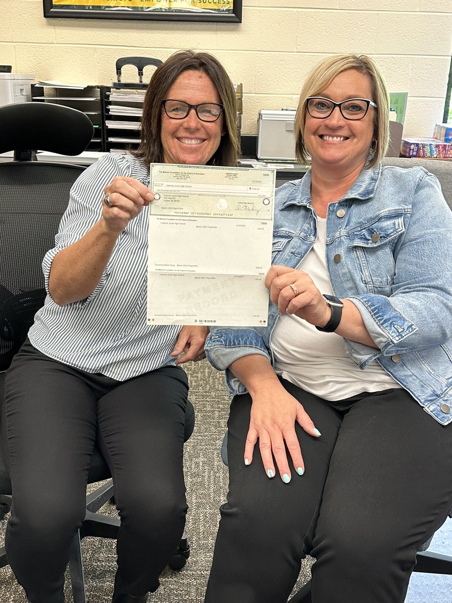 Thank you Meemic Foundation! We can’t wait for our prizes for teachers to come in <a href="/FoundationClub1/">The Meemic Foundation</a> #MeemicFoundation #TeacherAppreciation