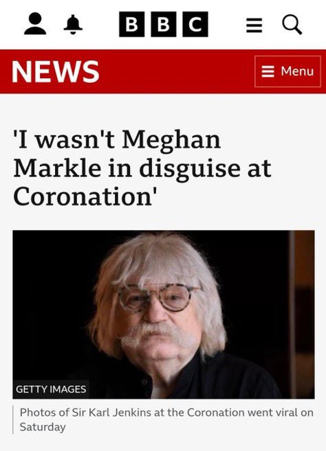 philclifton's tweet photo. that is exactly the kind of thing Meghan Markle in disguise would say https://t.co/IRlEpElG6W