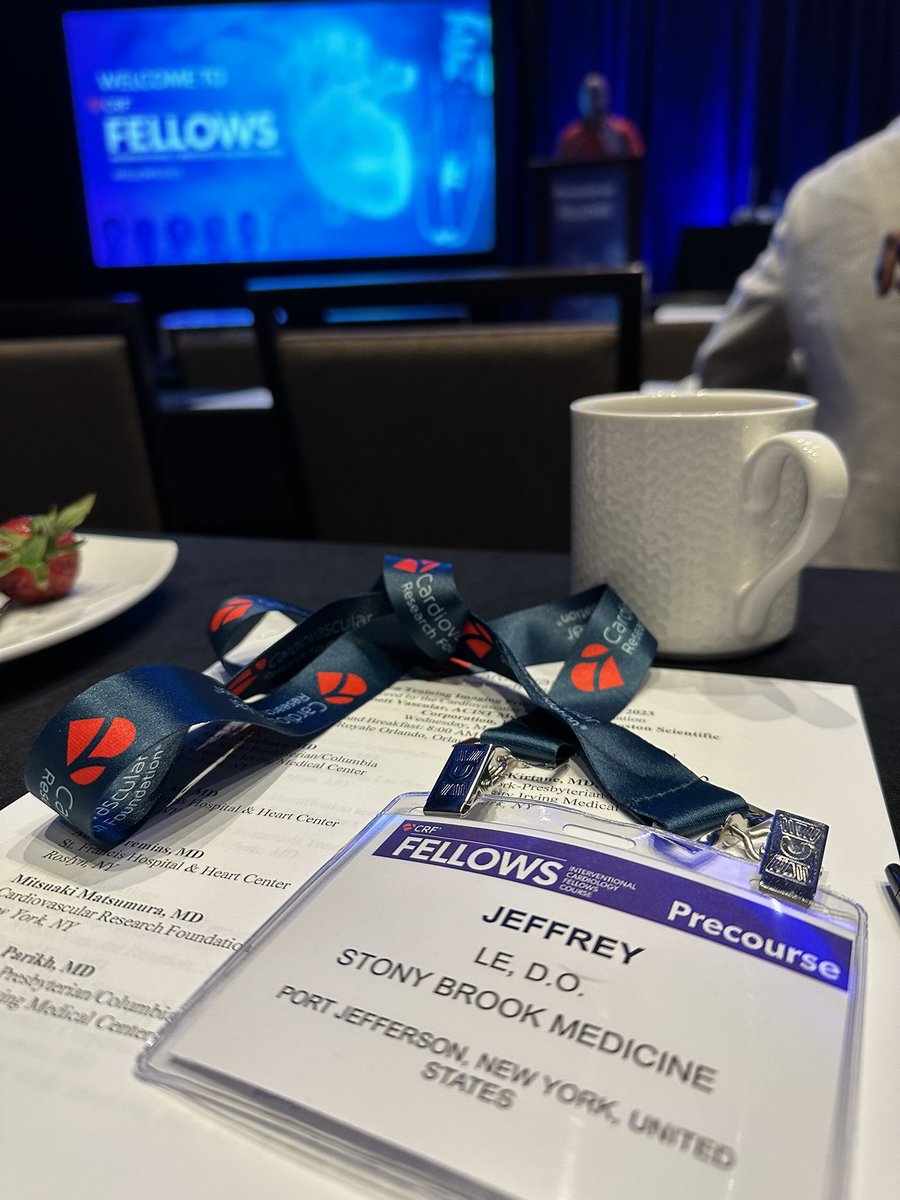 Dr. Jeffrey Le, D.O. (@drjeffle) on Twitter photo So excited for the <a href="/crfheart/">Cardiovascular Research Foundation</a> Interventional Cardiology Fellows course! Thank you to the organizers.
Started today off with the imaging pre-course... #fellows2023 So excited for the <a href="/crfheart/">Cardiovascular Research Foundation</a> Interventional Cardiology Fellows course! Thank you to the organizers.
Started today off with the imaging pre-course... #fellows2023