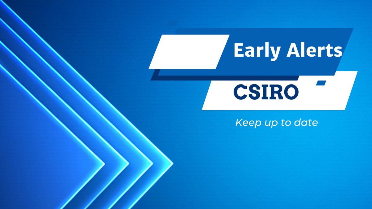To keep you up-to-date with the journals, books and magazines that CSIRO publishes, sign up to the Early Alert mailing lists of your choice. ow.ly/LAKQ50NRLHs